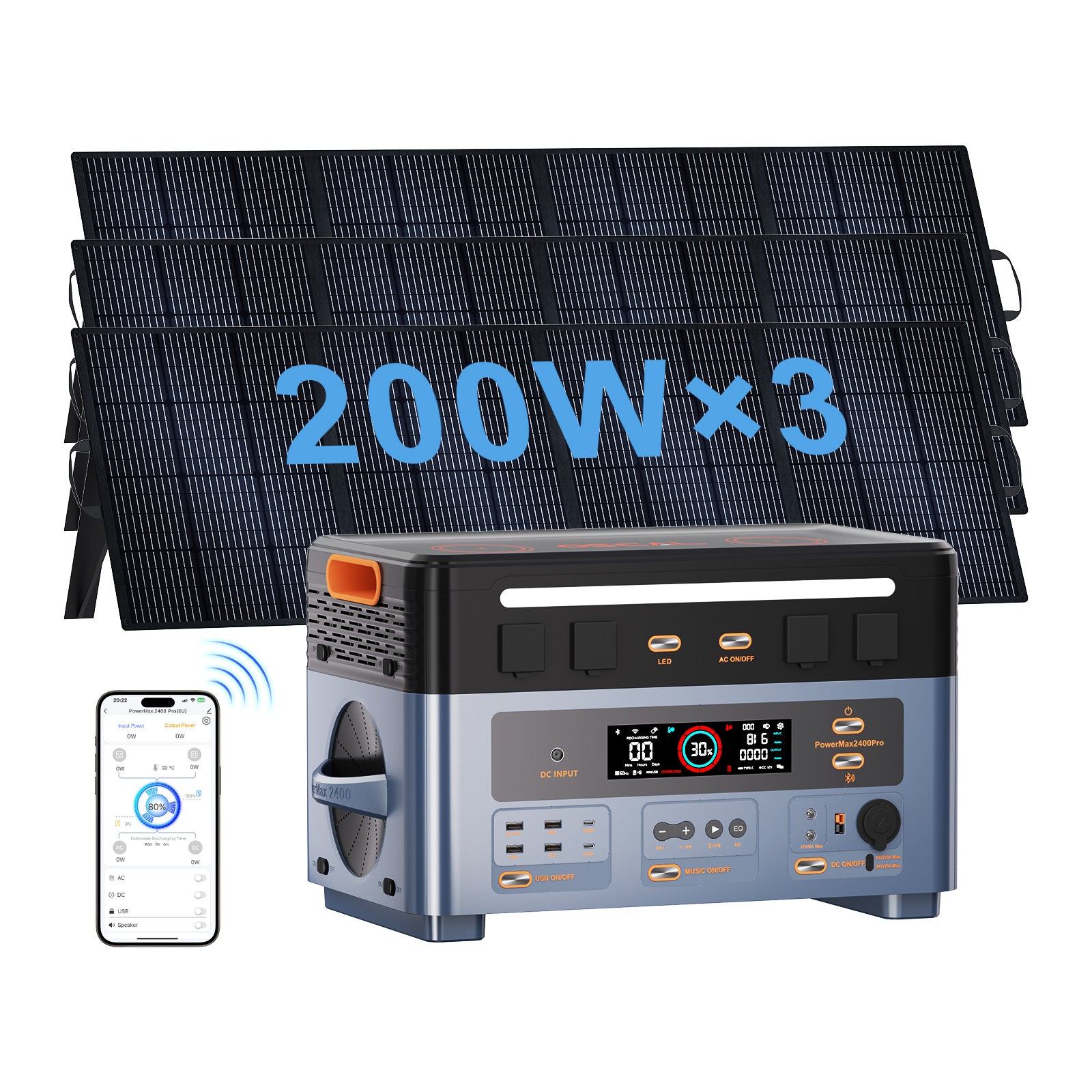 OSCAL PowerMax 2400 Pro With 3×200W