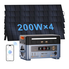 OSCAL PowerMax 2400 Pro With 4×200W Solar Panel