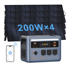 OSCAL PowerMax 1800 With 4×200W Solar Panel