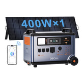 OSCAL Powermax3600 with 400W Solar Panel