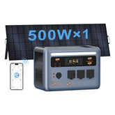OSCAL PowerMax 1800 With 500W Solar Panel