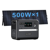 TALLPOWER V2400 Power Station With 500W Solar Panel