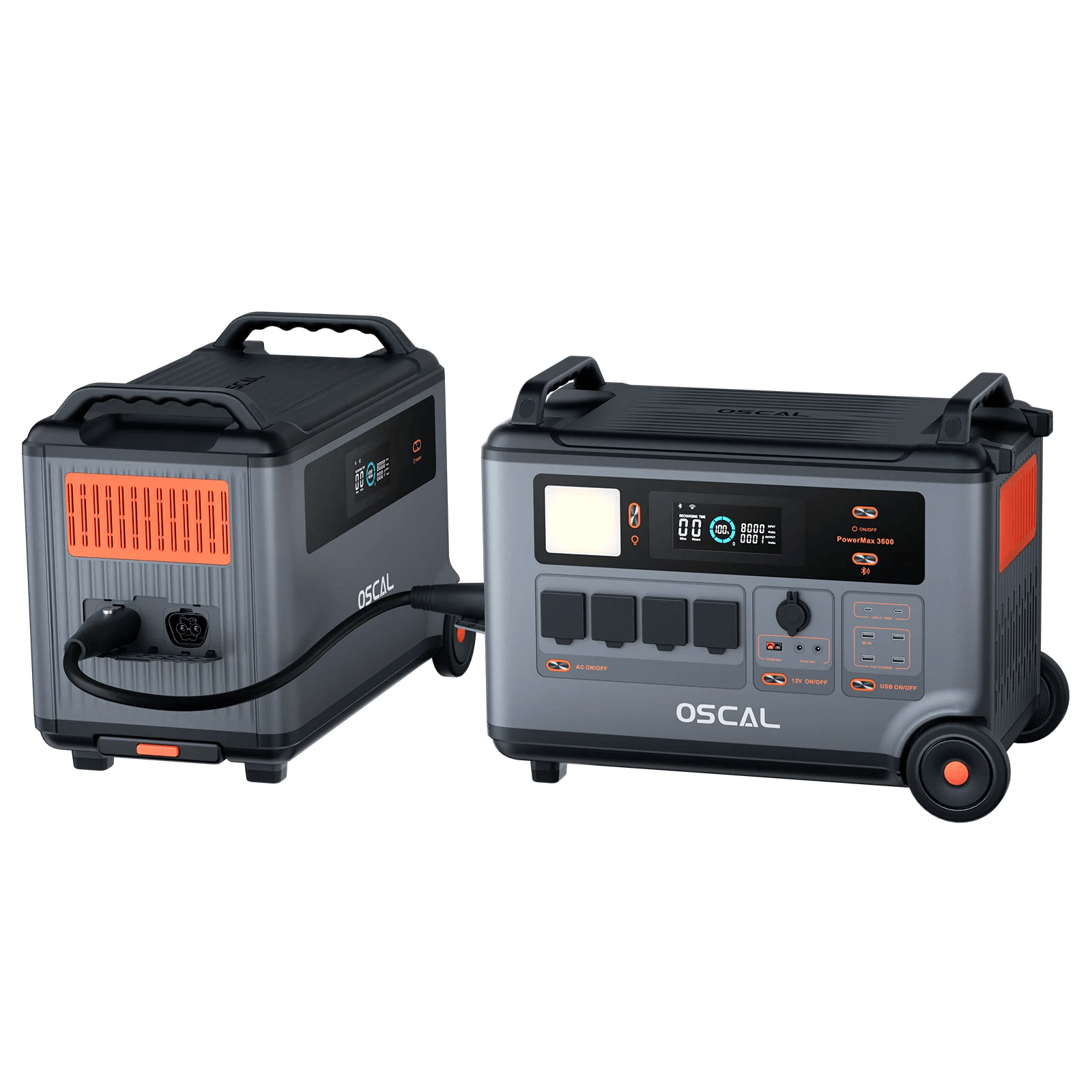 OSCAL Powermax3600 with BP3600 expansion battery