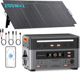 OSCAL 3600PE+200W*2 Solar panels