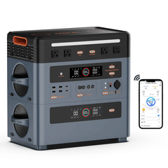 OSCAL Powermax 2400 Pro Power Station with BP2400 Pro Expansion Battery