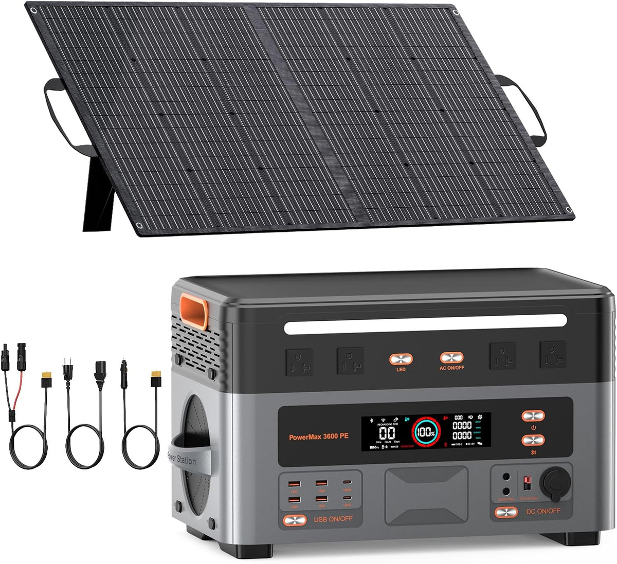 OSCAL 3600PE+100W Solar panel