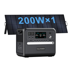 TALLPOWER V2400 Power Station With 200W Solar Panel