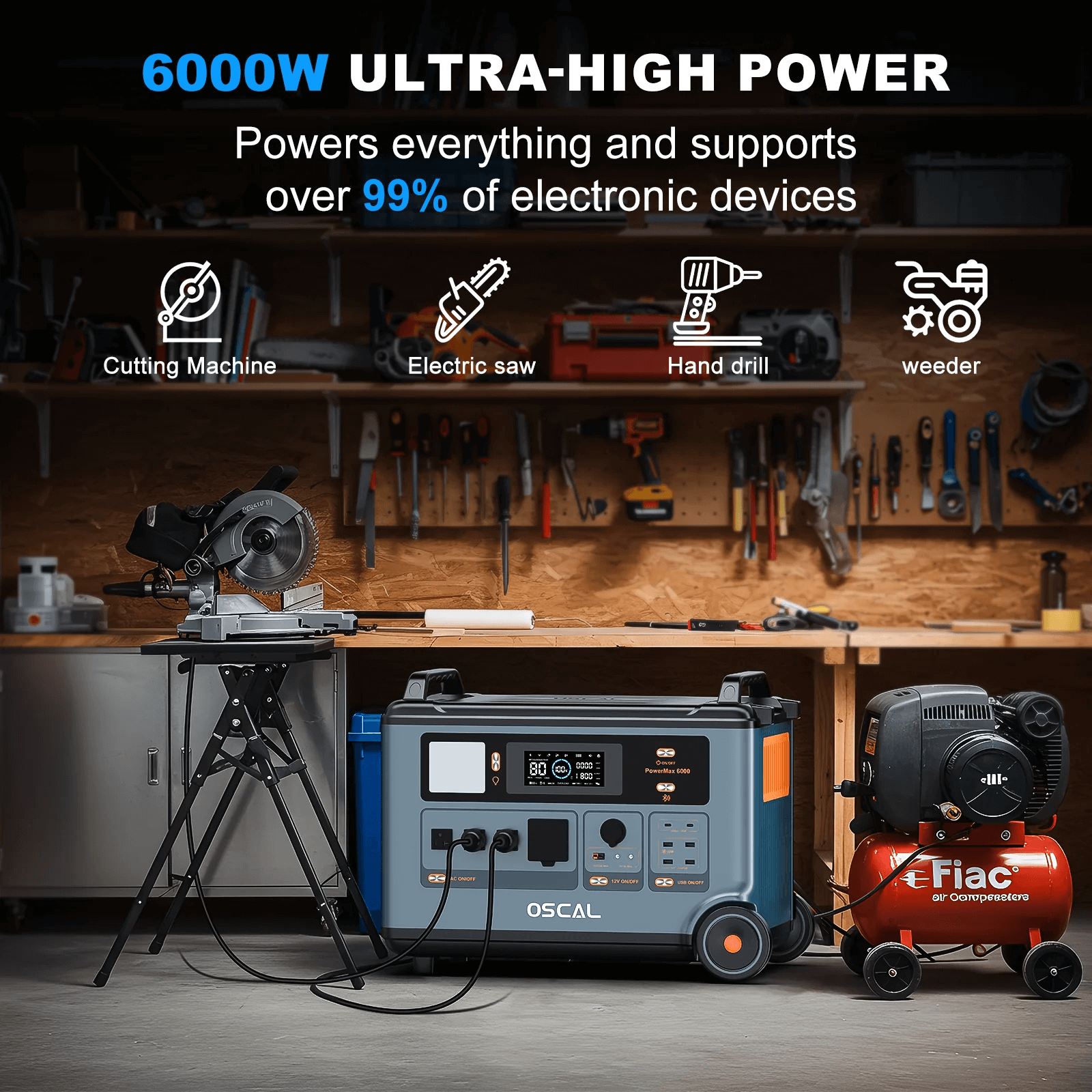 OSCAL Powermax 6000 Power Station