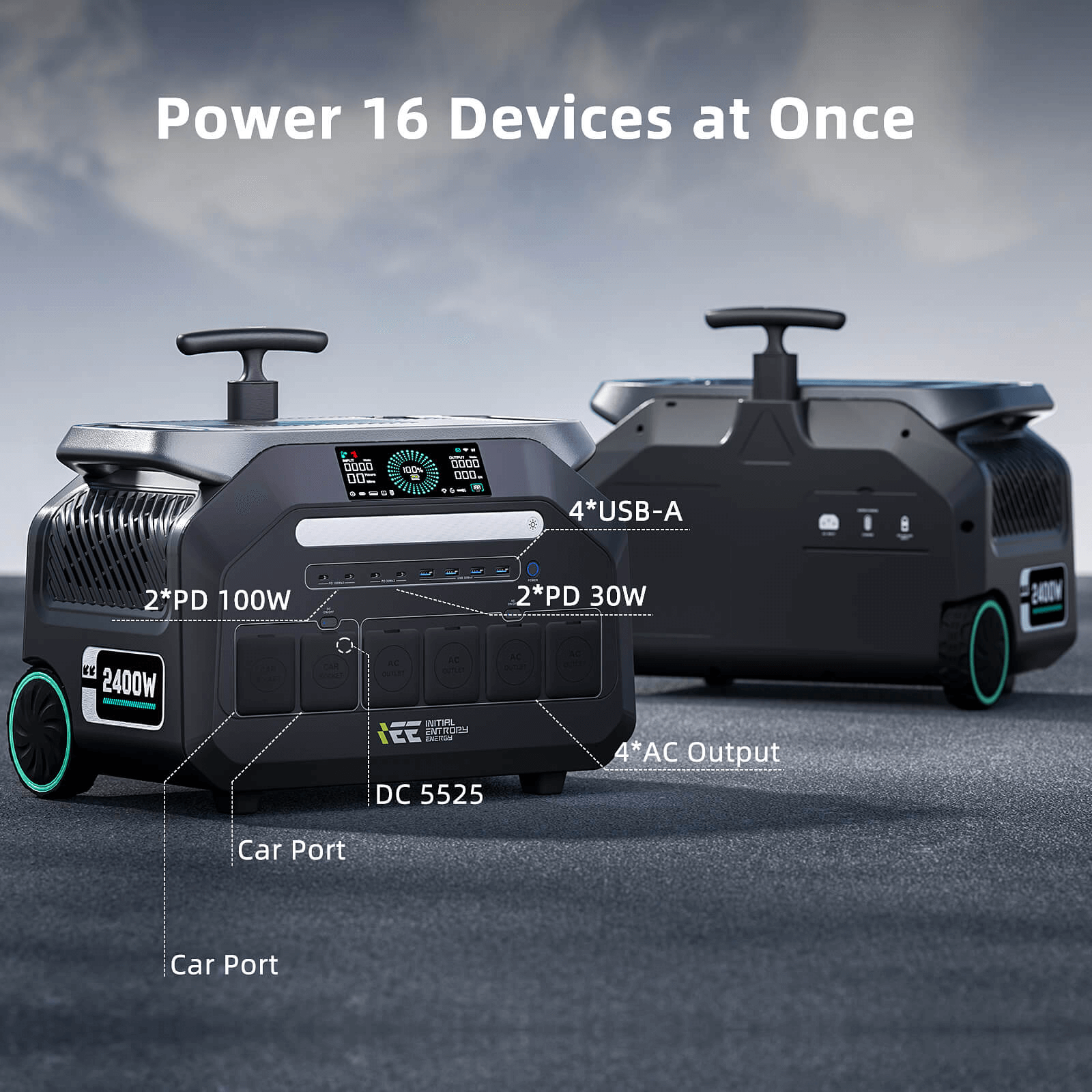IEE P2400 Solar Generator
