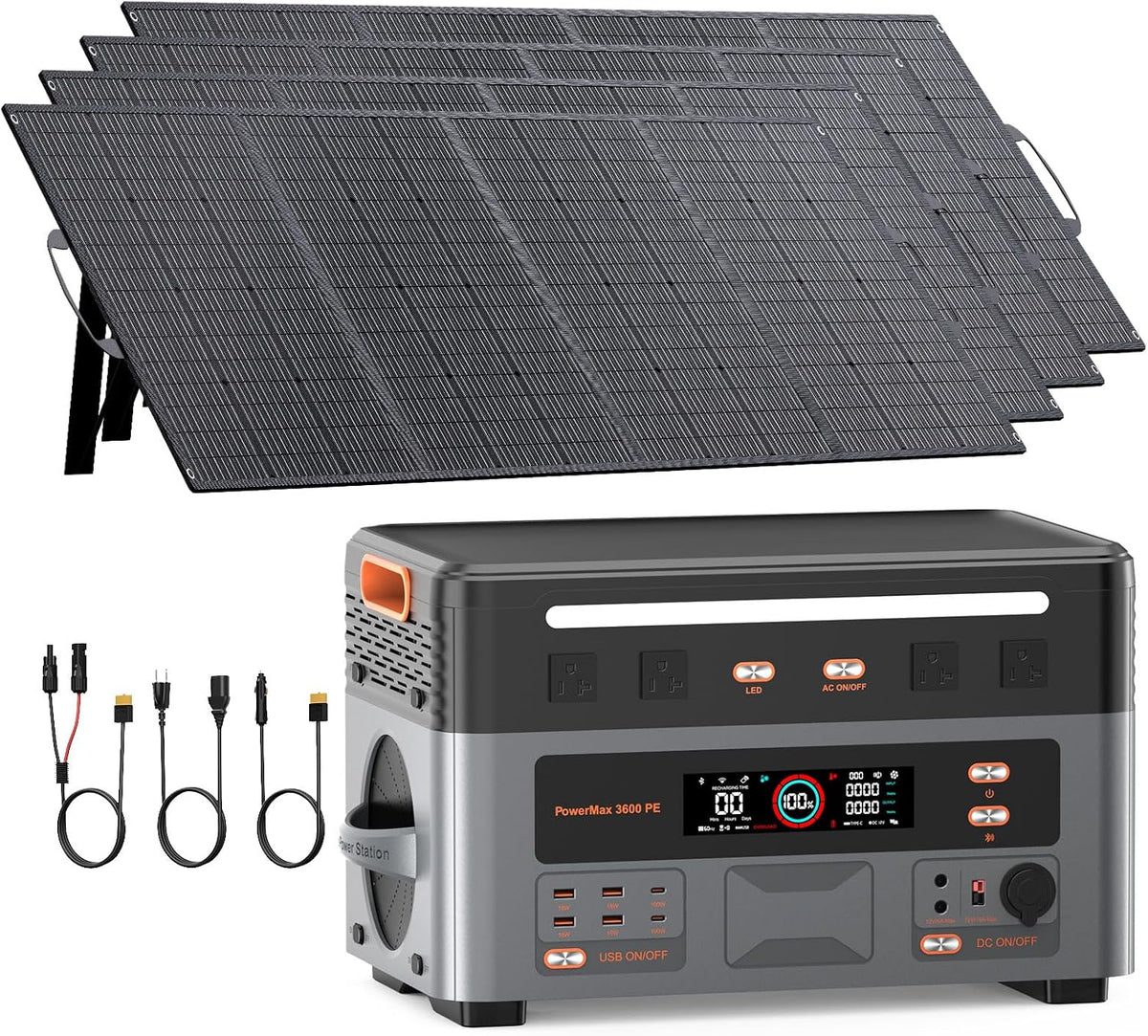 OSCAL 3600PE+400W*4 Solar panels